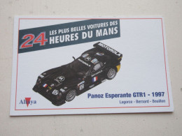 AUTO CARTE 24h Du MANS 1997 PANOZ ESPERANTE GTR1 - LAGORCE BERNARD BOUILLON - Other