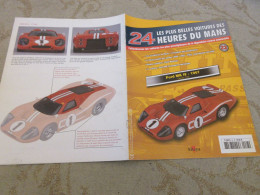 BELLES VOITURES 24h Du MANS 23 1967 FORD MK IV HISTOIRE 2000-2002 AUDI NUVOLARI - Andere