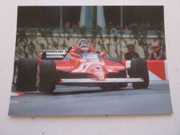 AUTO FORMULE 1 PHOTO 17x12 1981 MONACO PREMIER Gilles VILLENEUVE CANADA FERRARI - Automobile - F1