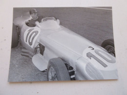 AUTO FORMULE 1 PHOTO 17x12 1955 SPA FRANCORCHAMPS Jose Manuel FANGIO MERCEDES    - Automobile - F1