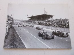 AUTO FORMULE 1 PHOTO 17x12 1950 REIMS DEPART FANGIO FARINA ALFA ROMEO            - Car Racing - F1