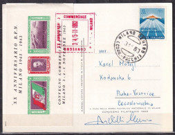 ITALY. 1963/Milano, Area Transatlantica Milano-Rio De Janeiro, Special Card/20th Anniversary. - 1961-70: Marcofilia
