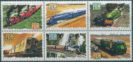 Australia 1993 SG1405-1410 Trains Block MNH - Other & Unclassified