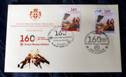 SMOM - ITALY 2024, 160 ANNI CROCE ROSSA ITALIANA JOINT FDC - Unused Stamps