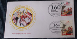 VATICAN - ITALY 2024, 160 ANNI CROCE ROSSA ITALIANA JOINT FDC - Unused Stamps