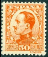 SPAIN 1930 50c ORANGE KING ALFONSO XIII** - Unused Stamps