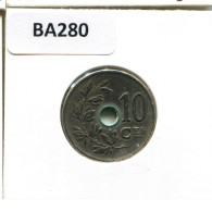 10 CENTIMES 1906 DUTCH Text BÉLGICA BELGIUM Moneda #BA280.E.A - 10 Centimes