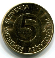 5 TOLAR 2000 SLOVÉNIE SLOVENIA UNC Pièce HEAD CAPRICORN #W11041.F.A - Slovenië