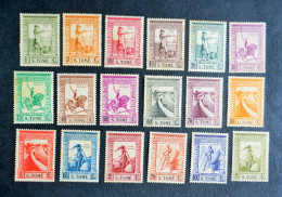 (T5) Portugal - St. Thomas 1938 EMPIRE (S TOME) Complete Set - MNH - St. Thomas & Prince