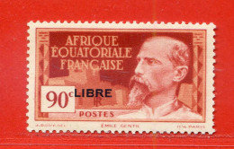 REF098 > A.E.F. - FRANCE LIBRE > Yvert N° 114 * * > Neuf Luxe Dos Visible -- MNH * * - AEF - Ongebruikt