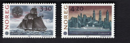 2051180417  1992 SCOTT 1024 1025 (XX)  POSTFRIS  MINT NEVER HINGED - DISCOVERY OF AMERICA - 500TH ANNIV - Unused Stamps