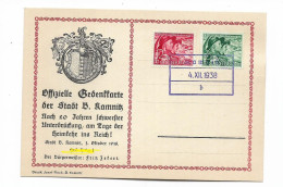 Sudetenland,  Schöner Sammlerbeleg  Mit  Satz-Frankatur Zur Volksabstimmung Am 2.12.1938 Vo - Sudetenland