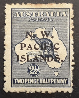 N.W North West PACIFIC ISLANDS 1915 - 1922 Australian Occupation Type Kangourou,Yvert 2,2 1/2 P Bleu Kangaroo Neuf * MH - Mint Stamps