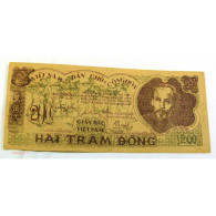 BILLET Papier De Riz, Vietnam 200 Dông 1950 Sup+/spl Lartdesgents.fr - Vietnam