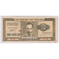 BILLET DU VIETNAM 50 DONG 1950 Pick 32 L'ART DES GENTS AVIGNON - Vietnam