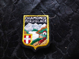 EC-239 , Ecusson Brodé, CHAMONIX , MER DE GLACE - Patches