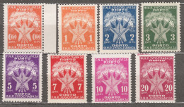 Yugoslavia Republic 1946 Porto Mi#89-96 Mint Never Hinged - Ungebraucht