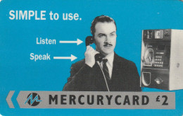 PHONE CARD UK MERCURY (CZ3546 - Mercury Communications & Paytelco