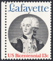 !a! USA Sc# 1716 MNH SINGLE W/ Left Margin (a1) - Marquis De Lafayette - Neufs