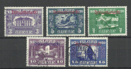 ISLAND 1930 Michel 44 - 48 O Dienstmarken - Service