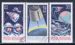 Romania 1965 Mi# 2427-2429 Used - Space Achievements - Europa