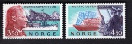 2051199200  1993 SCOTT 1042 1043 (XX)  POSTFRIS  MINT NEVER HINGED - HURTIGRUTEN SHIPPING LINE - CENT. - Unused Stamps