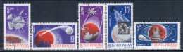Romania 1965 Mi# 2465-2469 Used - Achievements In Space Research - Europa