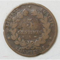 France - Cérès 5 Centimes 1878 A - B+ Rare - 5 Centimes