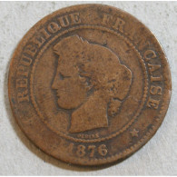 CERES - 5 Centimes 1876 K Cote 20 Euros En TB - 5 Centimes