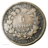 CERES - 5 Centimes 1896 A Torche Rare - 5 Centimes