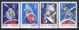 Romania 1966 Mi# 2509-2512 Used - International Achievements In Space - Europa
