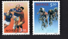 2051201084  1993 SCOTT 1040 1041 (XX)  POSTFRIS  MINT NEVER HINGED - 1993 WORLD CHAMPIONSHIPS IN NORWAY - Unused Stamps