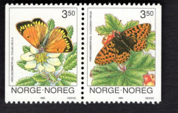 2051201636  1994 SCOTT 1051 1052 (XX)  POSTFRIS  MINT NEVER HINGED - FAUNA - BUTTERFLIES - Unused Stamps