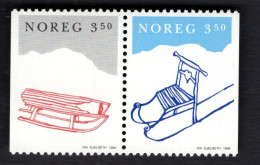 2051202230  1994 SCOTT 1070 1071 (XX)  POSTFRIS  MINT NEVER HINGED - CHRISTMAS - SLED - KICK SLED - Unused Stamps