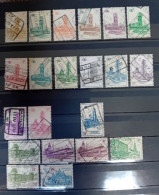 LOT DE TIMBRES CHEMIN DE FER  OBLITERES - Used