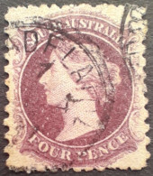 Australie Du Sud South Australia 1877 Victoria Filigrane étoile Large Watermark Broad Star Yvert 30 O Used - Oblitérés