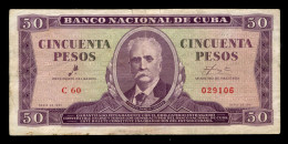 CUBA 50 PESOS 1961 FIRMA DEL CHE EBC-XF - Cuba