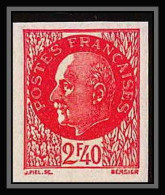 France N°519 Marechal Petain Non Dentelé ** MNH (Imperf) - 1941-1950