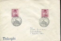 X1412 Ceskoslovensko, Cover Circuled 1947 Teplice Sanov,Autoposta,campionato Motoristico - Moto