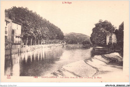 AFRP9-09-0878 - L'ariège - SAINT-GIRONS - Les Deux Rives Du Salat Et Champ De Mars - Saint Girons