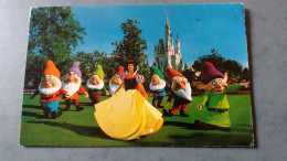 CPSM DISNEY WALT DISNEYWORLD SNOW WHITE AND THE SEVEN DWARFS BLANCHE NEIGE ET LES 7 NAINS - Disneyworld