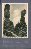  Kletterer Sächsische Schweiz An Der Herkulessäule 1932 Privatfoto  - Climbing