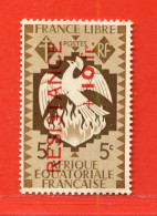 REF098 > A.E.F. - RESISTANCE > Yvert N° 169 * * > Neuf Luxe Dos Visible -- MNH * * - AEF - Unused Stamps