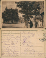 Ansichtskarte Mitte-Berlin Brandenburger Tor, Belebt Geschäfte Loeser 1922 - Brandenburger Deur