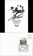 Scherenschnitt/Schattenschnitt Humor 1977 Sonderstempel Deutschland-Tour 2005 - Scherenschnitt - Silhouette