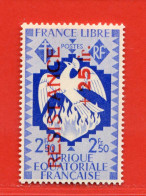 REF098 > A.E.F. - RESISTANCE > Yvert N° 176 * * > Neuf Luxe Dos Visible -- MNH * * - AEF - Ongebruikt