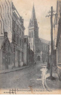 CAUDRY Pendant L'occupation - La Rue Centrale Et L'Eglise - Très Bon état - Caudry