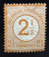 Deutsches Reich 29 * , Großer Brustschild , Qualitätsgrad II - Ungebraucht