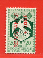 REF098 > A.E.F. - RESISTANCE > Yvert N° 180 * * > Neuf Luxe Dos Visible -- MNH * * - AEF - Unused Stamps