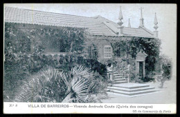 MAIA-VILLA DE BARREIROS-Vivenda Andrade Couto(Quinta Dos Conegos)(Ed.Off.do Commercio Do Porto Nº8)carte Postale - Porto